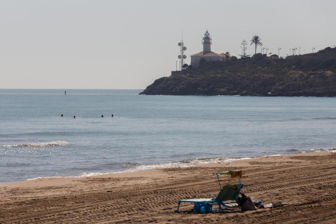 Dosel Beach Apartment Cullera Bagian luar foto